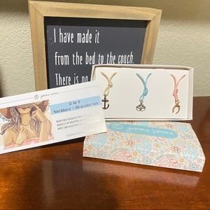 2-in-1 Necklace/Bracelet Set